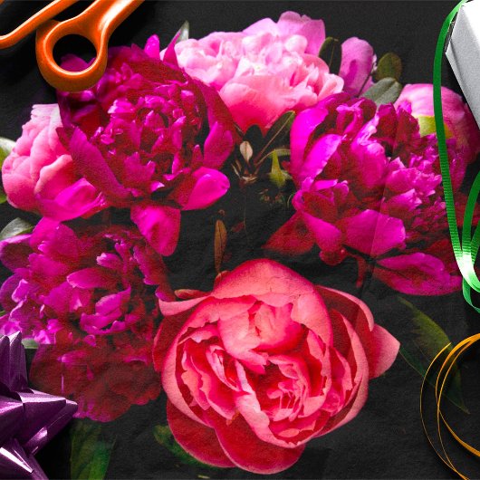 Dramatische roze en Paarse volken Tissuepapier