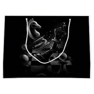 Dramatische schaakstrijd - Ridder vs. Paard Groot Cadeauzakje