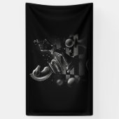 Dramatische schaakstrijd - Ridder vs. Paard Spandoek (Verticaal)