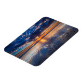 Dramatische seizoenscape, zonsondergang, CA Magneet (Linkerzijde)