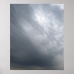 Dramatische Stormachtige Lucht Kunstposter Poster