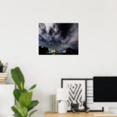 Dramatische Sydney Harbour-wolkenluchten Poster (Thuiskantoor)