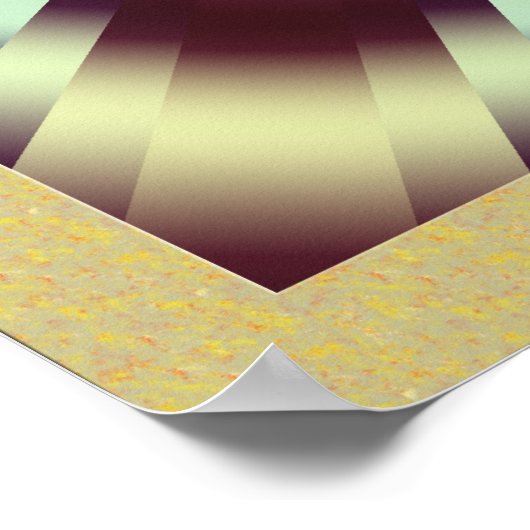 Dramatische trillende optische verlichting poster (Hoek)