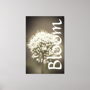 Dramatische tuinbloei canvas afdruk