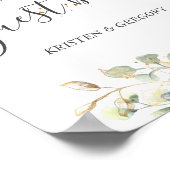 dramatische zilveren bruiloft poster (Hoek)