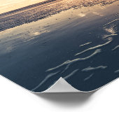 Dramatische zonsondergang foto poster (Hoek)