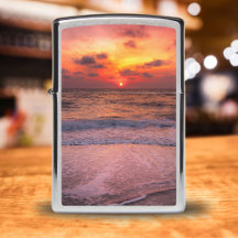 Dramatische zonsondergang Strand in Naples, Florid