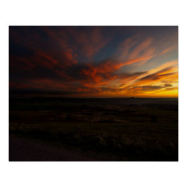 Dramatische zonsopgang perfect poster