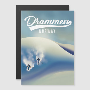 Drammen Norway ski poster