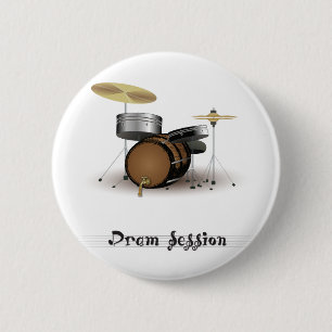 Dramsessie Ronde Button 5,7 Cm