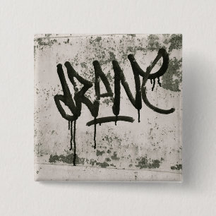 Drane Vierkante Button 5,1 Cm