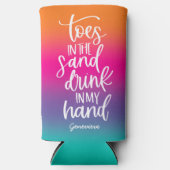 Drank in mijn Hand Mooie Tekst Ontwerp Gradiënt (Voorkant)