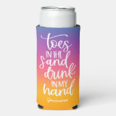 Drank in mijn Hand Mooie typografie met verloop (Seltzer Voorkant)