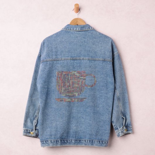 Drank koffiekop denim jacket (Hangar)