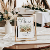 Dranken Nieuw Hoofdstuk Boek Thema Wilde Bloem Poster