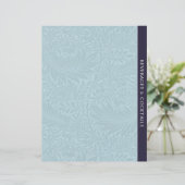 Dranken | Ontvanger divider | Blauwe Floral (Staand voorkant)