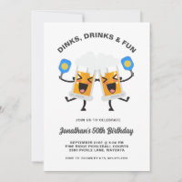 Drankjes & Drinken Bier Mokken Pickleball Verjaard