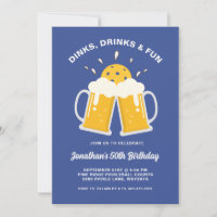 Drankjes & Drinken Bier Mokken Pickleball Verjaard