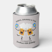 Drankjes & Drinken Funny Cartoon Bier Mokken Pickl Blikjeskoeler (Blikje Voorkant)
