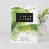 Drankjes en hapjes kaart (Staand voorkant)