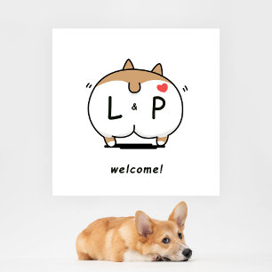 Drankjes op de Corgi-servet Servet