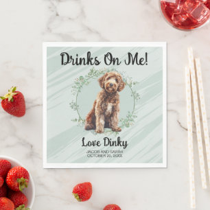Drankjes Op Mij! Labradoodle Hond Hondenhuisdier Servet