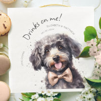 Drankjes Op Mij Poodle Aquarel Leuk Hond Huisdier