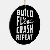 Drankschenken voor mannen met kopermulticopter FPV Keramisch Ornament (Rechts)