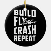 Drankschenken voor mannen met kopermulticopter FPV Keramisch Ornament (Achterkant)