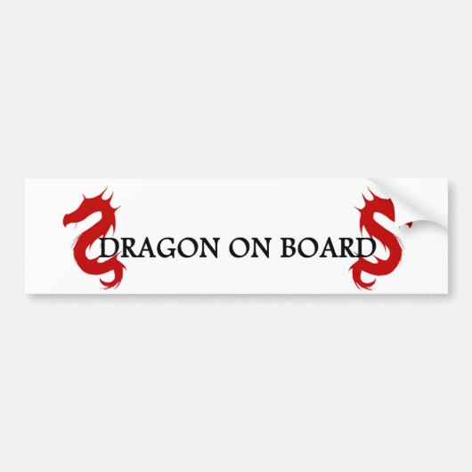 Draon Keeper Bumpersticker (Voorkant)