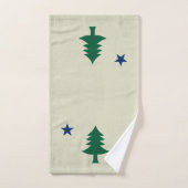 Drapeau 1901 du Maine (Serviette à main)