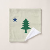 Drapeau 1901 du Maine (Gant de toilette)