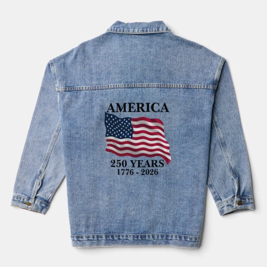 Drapeau 250 ans d'Amérique (Verso)
