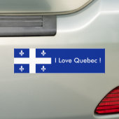 Drapeau à autocollants du Québec, Canada (En voiture)