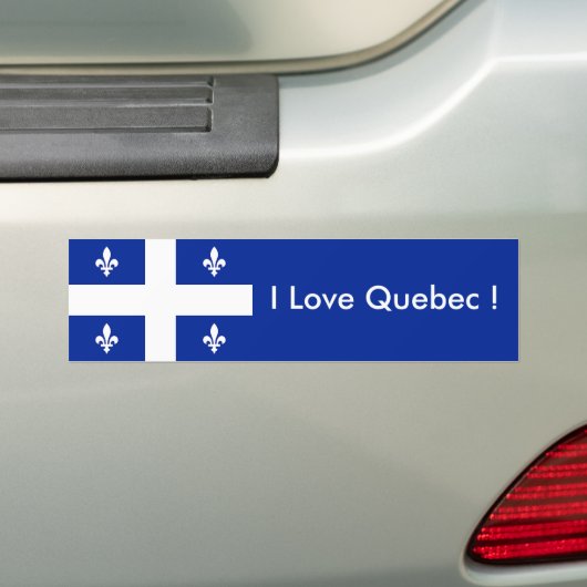 Drapeau à autocollants du Québec, Canada (En voiture)