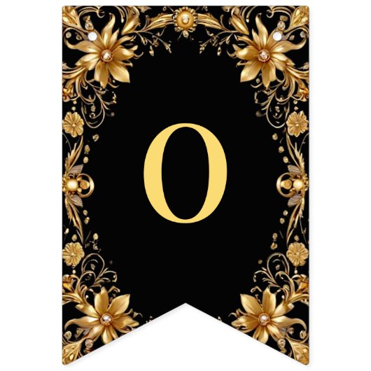 Drapeau à Bunling Floral doré (Deuxième drapeau)