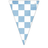 Drapeau à damier bleu et blanc pour course (Premier drapeau)