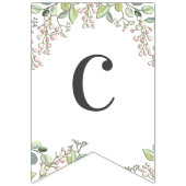 Drapeau à fanions de fleurs roses de printemps de  (Premier drapeau)