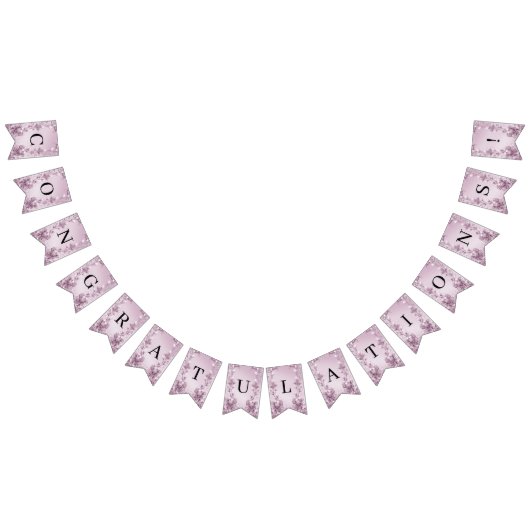 Drapeau à feuillage rose (Tout)