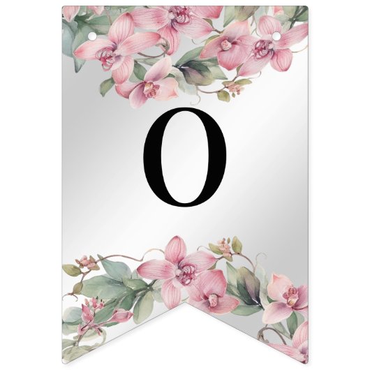 Drapeau à rabattoir rose printanier (Deuxième drapeau)