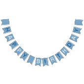 Drapeau à soute blanc et bleu Motif (Tout)