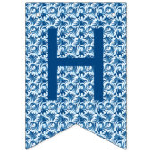 Drapeau à soute blanc et bleu Motif (Deuxième drapeau)