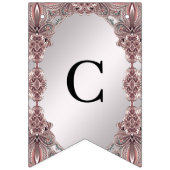 Drapeau à soute ornementale rose (Premier drapeau)