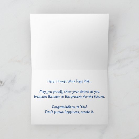 "Drapeau acrylique" Carte de félicitations (Intérieur)