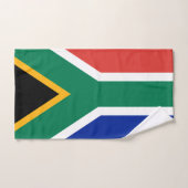 Drapeau Afrique du Sud (Serviette à main)