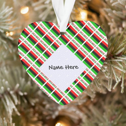 Drapeau afro-américain de la diaspora Noir Persona (Arbre)