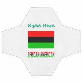 Drapeau Afro-Américain Personnalisé (Plat)