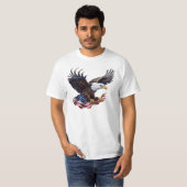 Drapeau/Aigle - T-shirt (Devant entier)