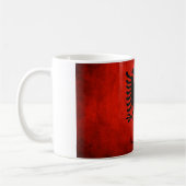 Drapeau albanais café Mug (Gauche)