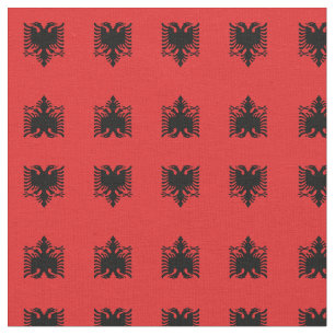 Drapeau albanais et tissu tendance albanais